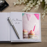 40th Birthday White Photo Album Gift For Her 50 x 6" x 4" Photos